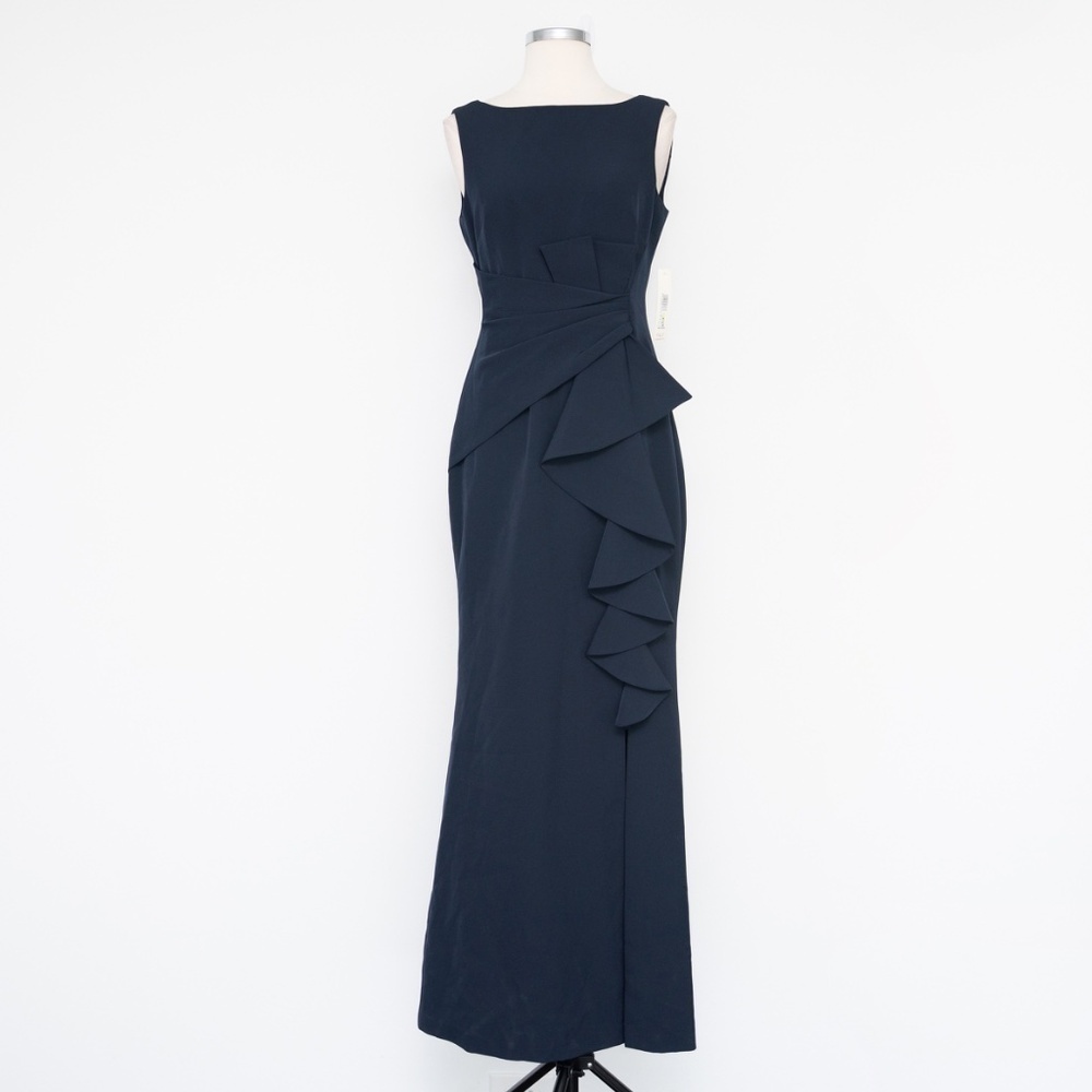 Eliza J. Ruffle Front Gown. - Picture 2 of 15